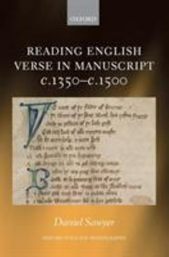Reading English Verse in Manuscript C.1350-c.1500, Hardcover by Sawyer, Danie…
