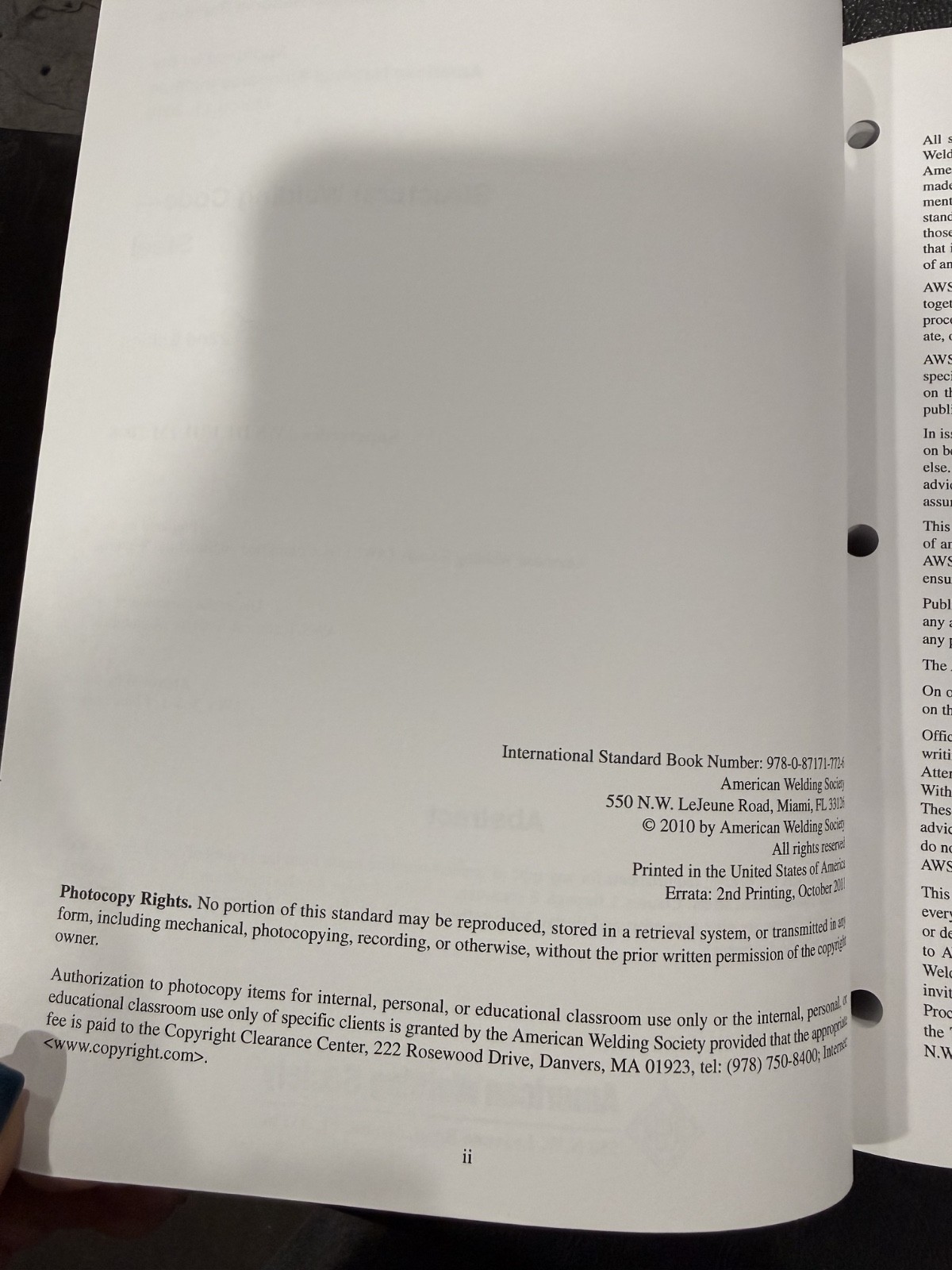STRUCTURAL WELDING CODE–STEEL By American Welding Society AWS D1.1/D1.1M:2010