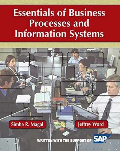 Essentials of Business Processes – Paperback, by Magal Simha R.; – Very Good x