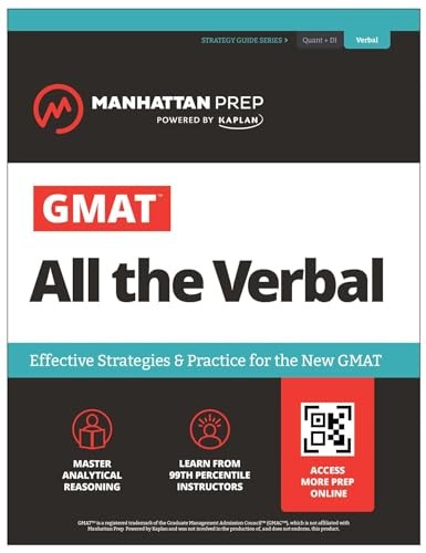 GMAT All the Verbal: Effective – Paperback – VERY GOOD