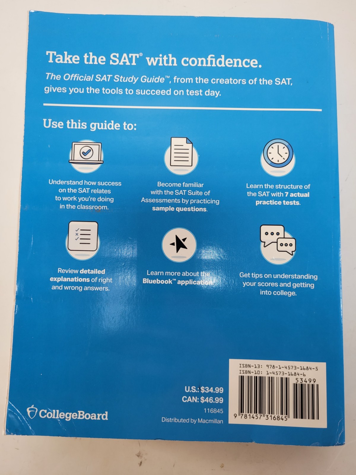 The Official SAT Study Guide – Paperback, by The College Board 2nd Edition