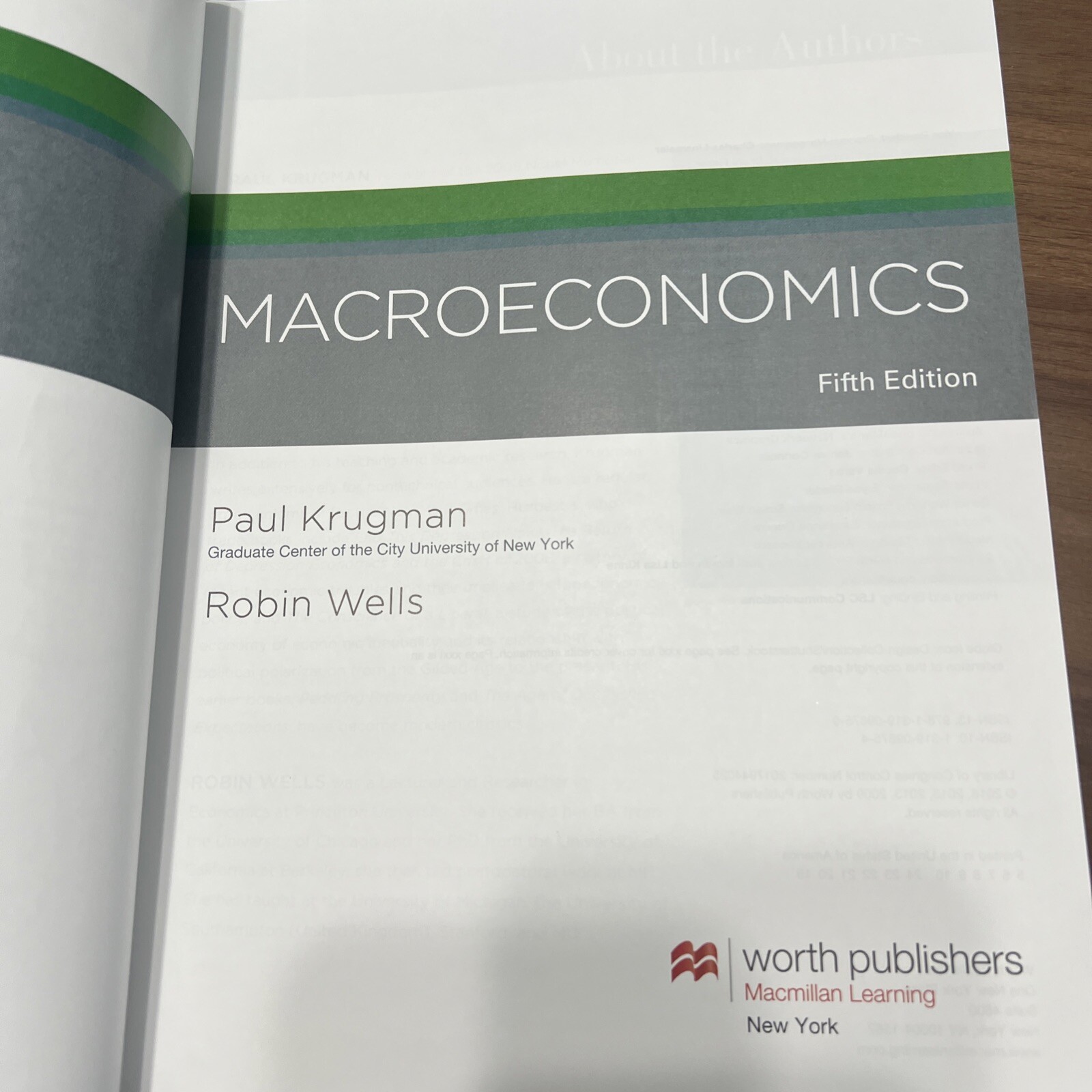 Macmillan Learning, Macroeconómics, Fifth Edition