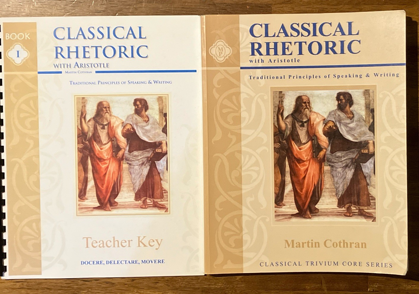 Classical Rhetoric with Aristotle Teacher’s Key Book I Spiral Martin Cothran