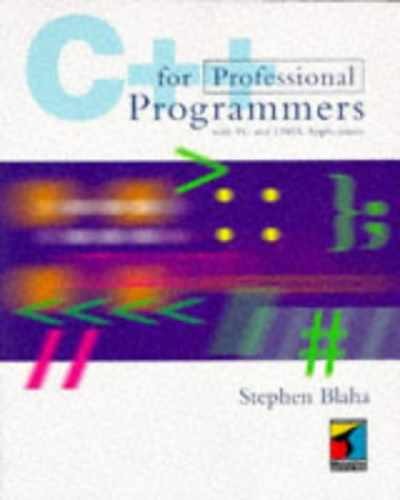 C++ for Professional Programming With – Paperback, by Blaha Stephen – Acceptable