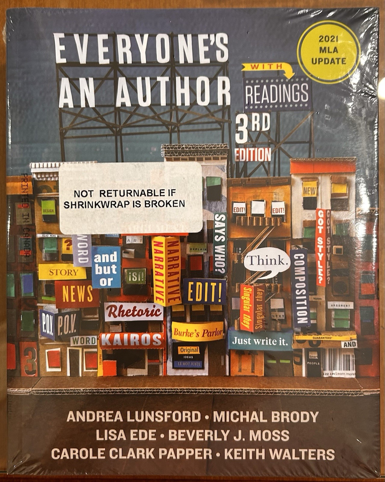 Everyone’s an Author with Readings 3rd Edition, 2021 MLA Update. New