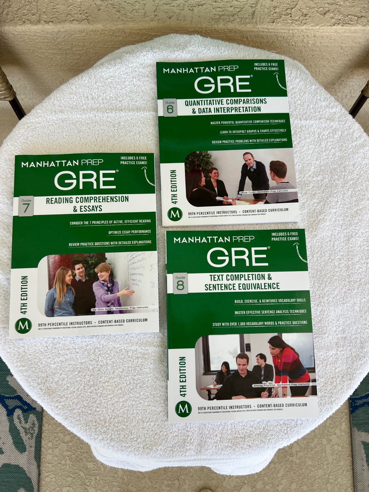 Manhattan Prep GRE Strategy Guides #6, #7, & #8. New