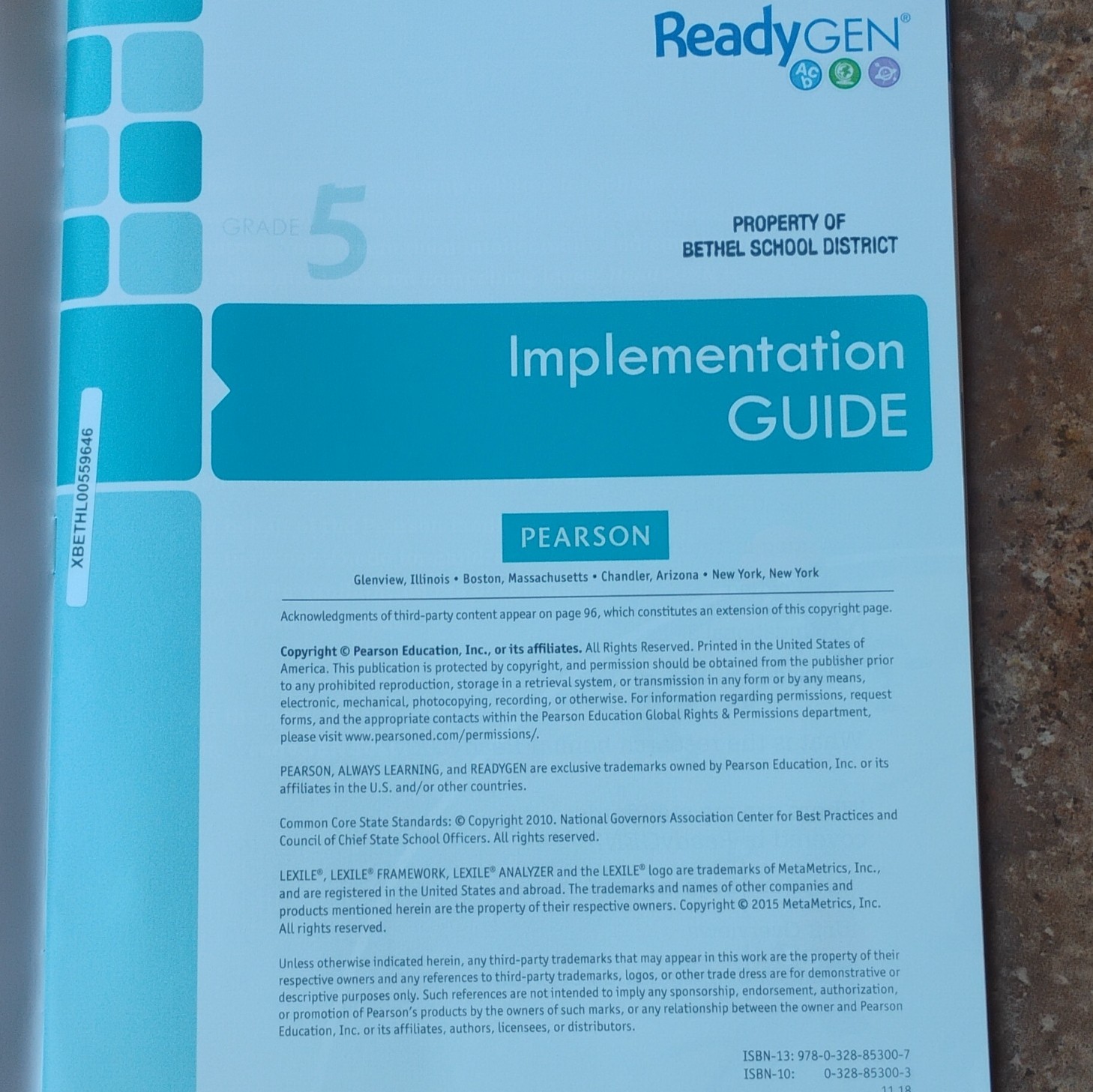 ReadyGEN Grade 5 Implementation Guide Teacher Resource