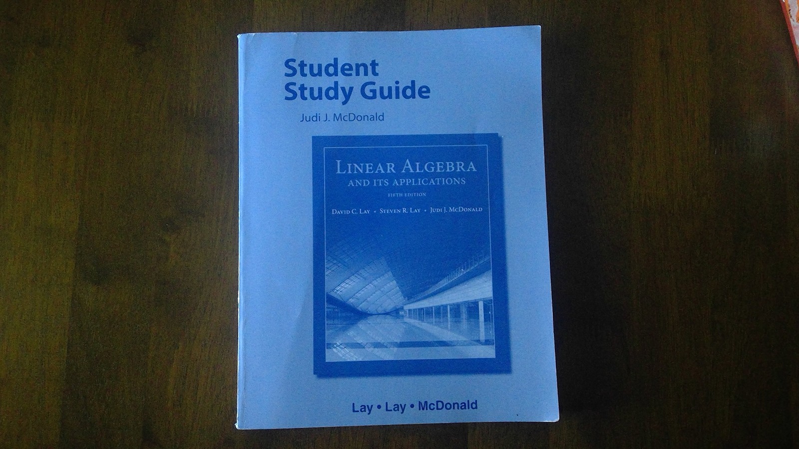 Student Study Guide for Linear Algebra and Its Applications – paperback Lay,…