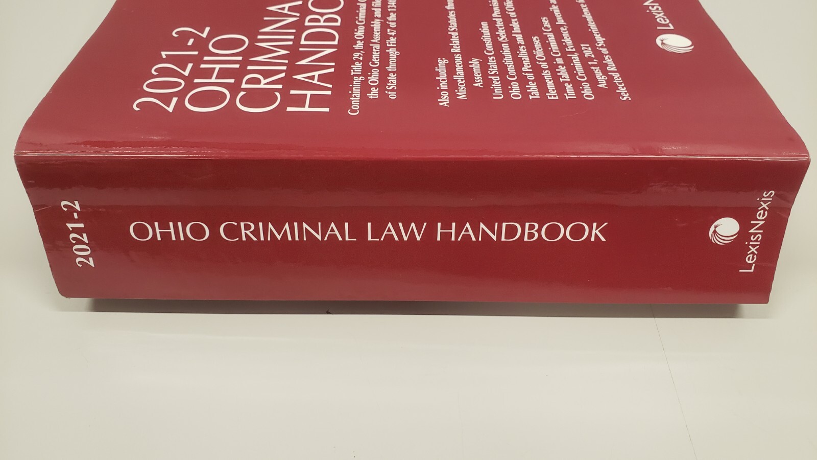 Ohio Criminal Law Handbook 2021-2 LexisNexis containing Title 29