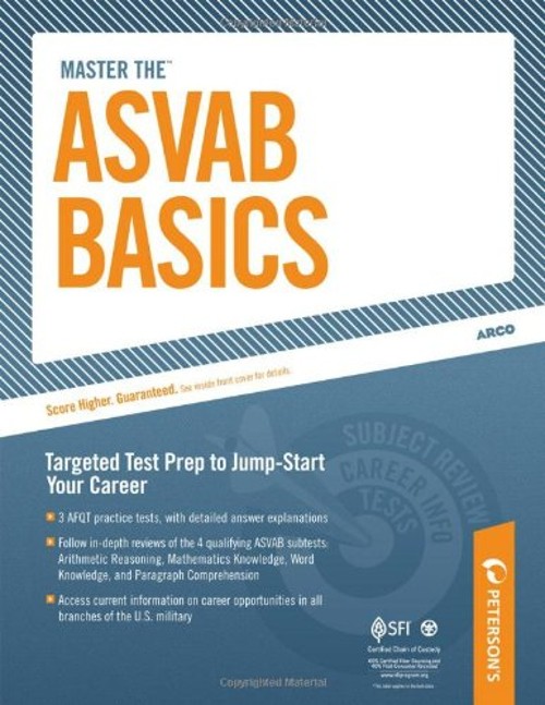 Master the ASVAB Basics Paperback Peterson’s