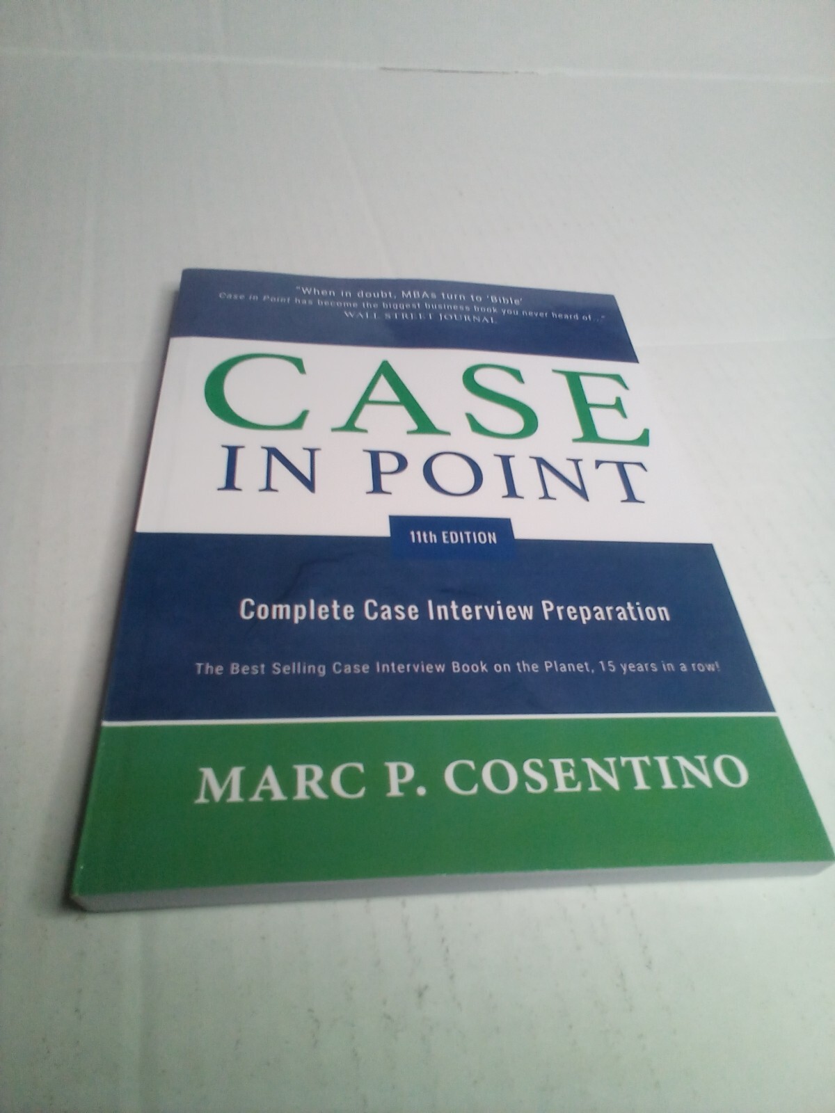 Case In Point Complete Case Interview Preparation 11th Edition Paperback