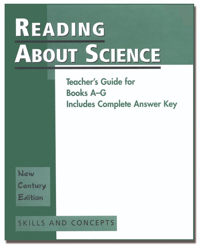 Reading About Science, Teacher’s Guide for Books A-G