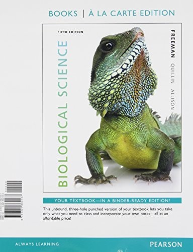 Biological Science (Books a la Carte), Allison, Lizabet
