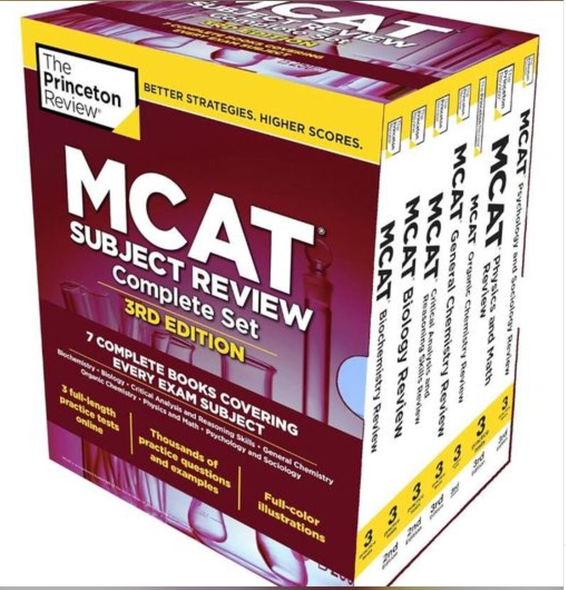 Princeton Review MCAT 7-Subject Review Complete Box Set, 3rd Edition