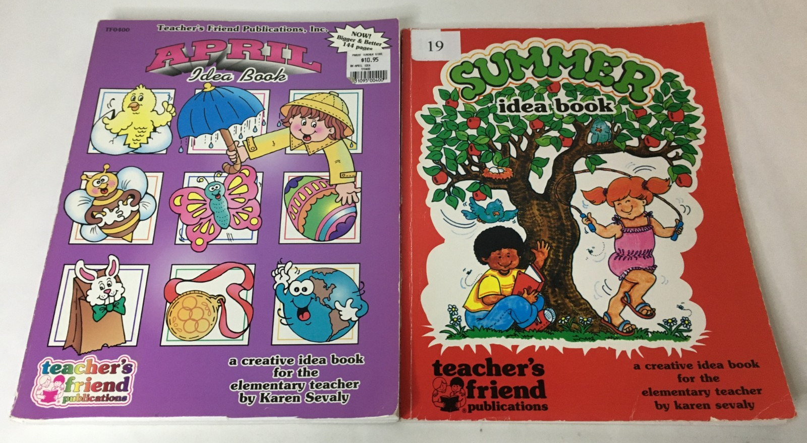 Lot of 2 Teacher’s Friend Publications Idea Books PreK Elementary Homeschool