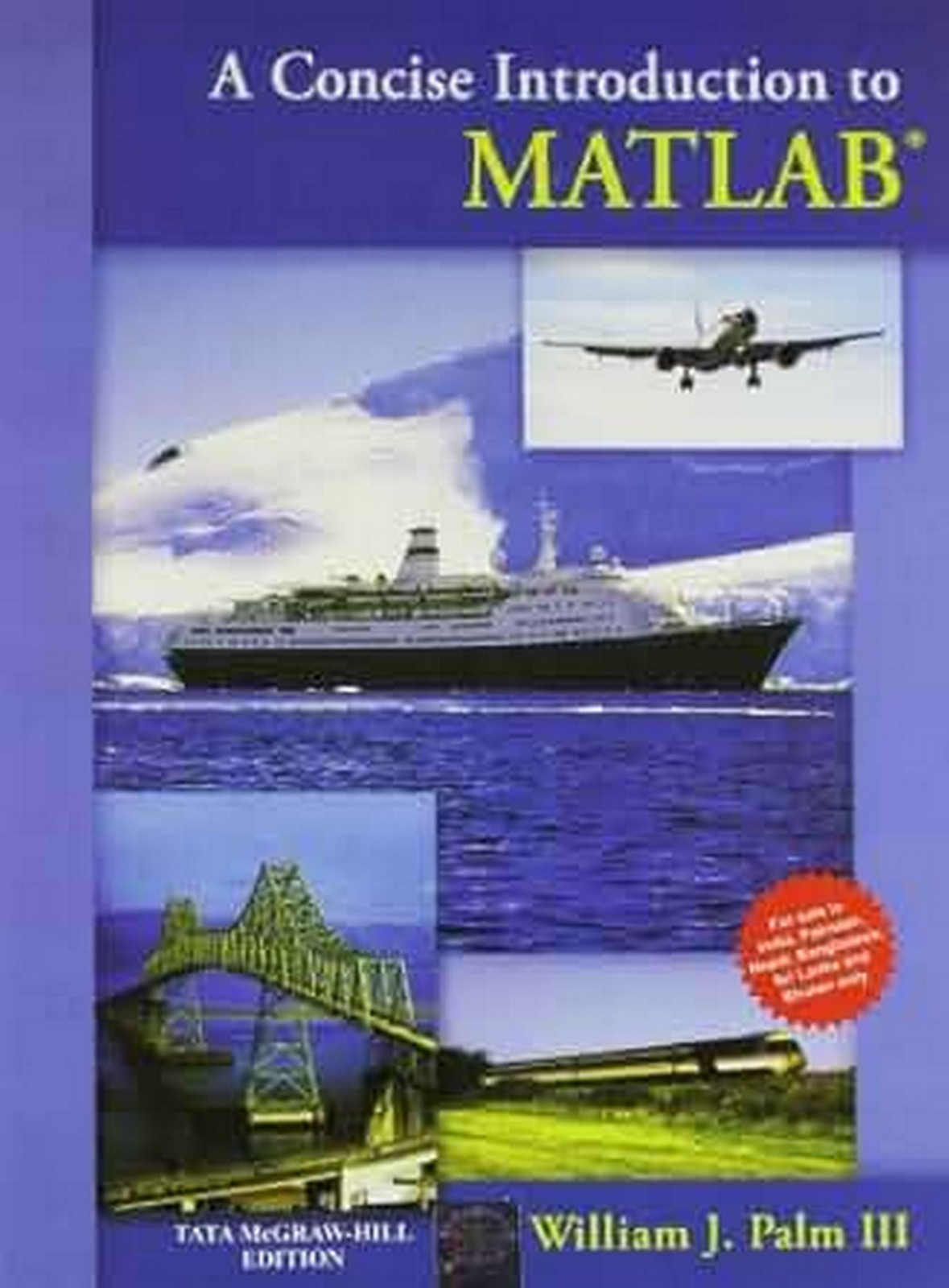 A Concise Introduction to Matlab by William Palm Iii 1st INTL ED 9781259061127