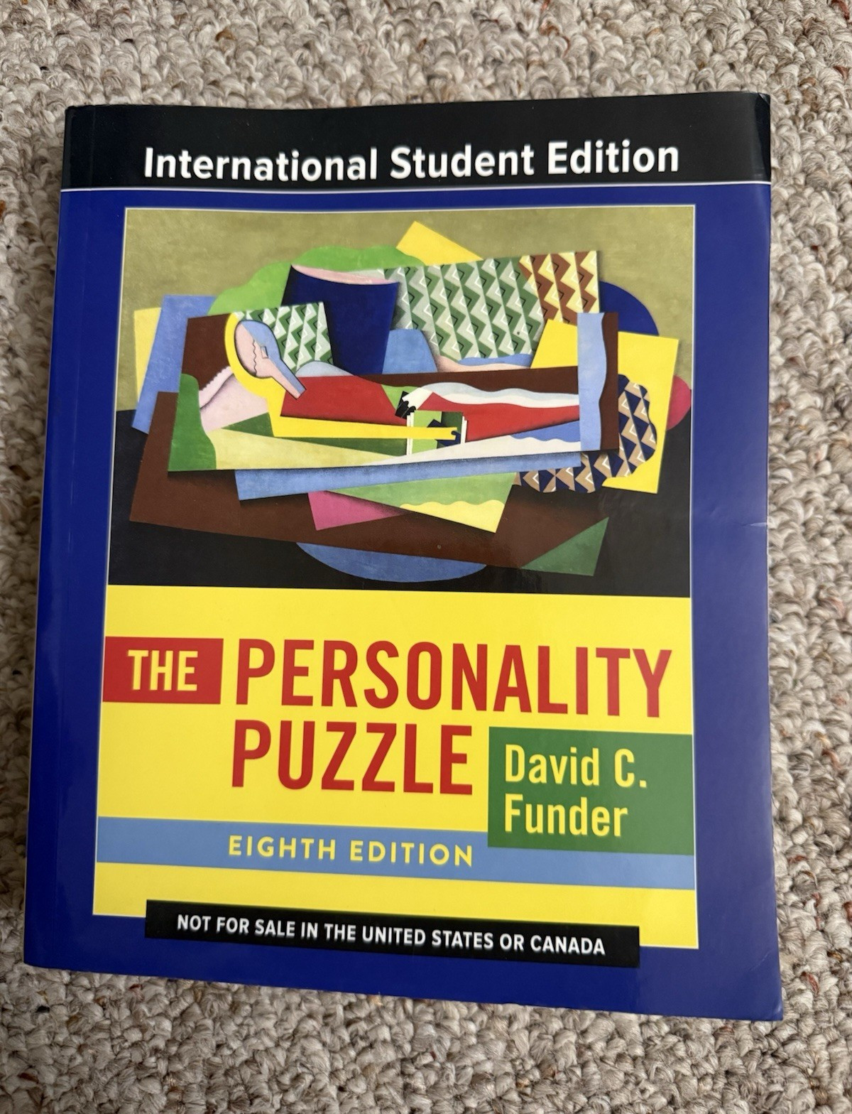 David C. Funder The Personality Puzzle 8th Int’l Student Ed PB 2019