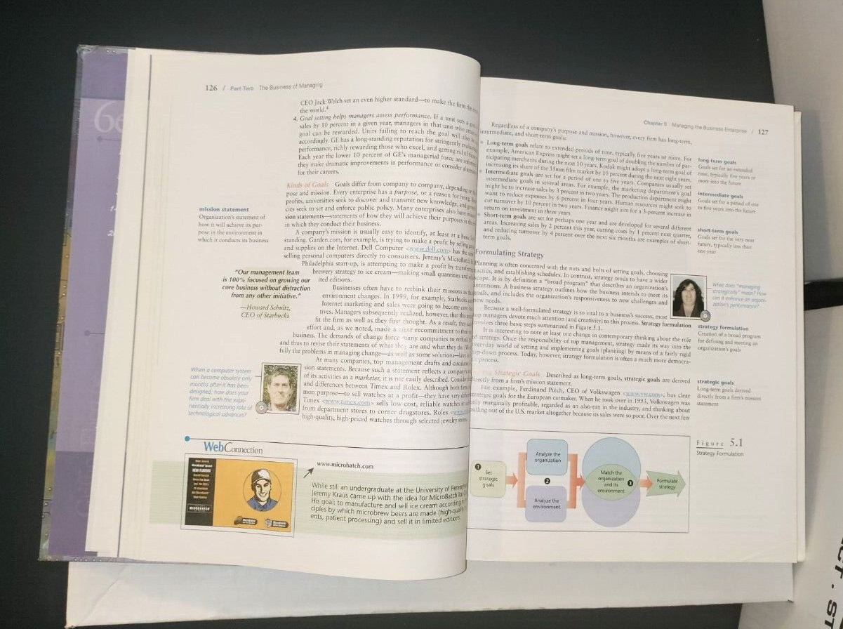 Business : Sixth Edition by Ricky W. Griffin & Ronald J. Ebert 2002 Textbook