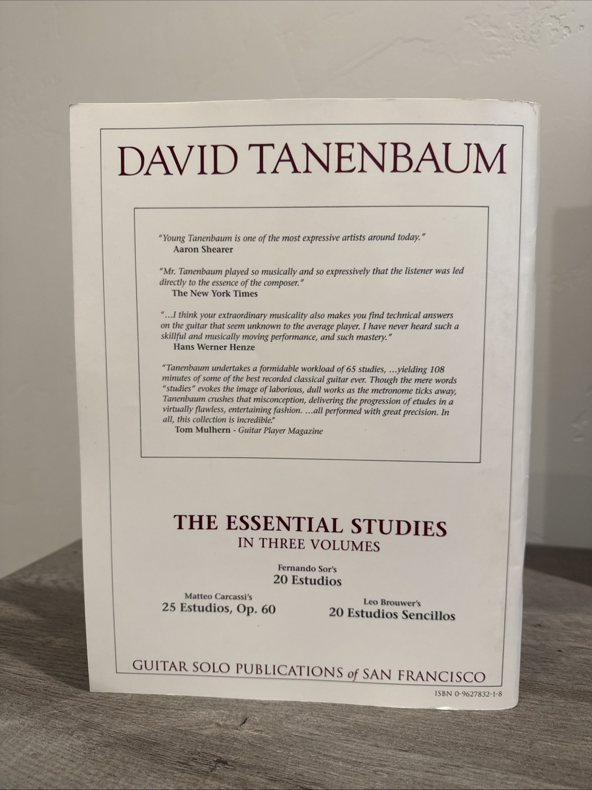 FERNANDO SOR’S 20 ESTUDIOS Essential Studies By David Tanenbaum Jim Ferguson