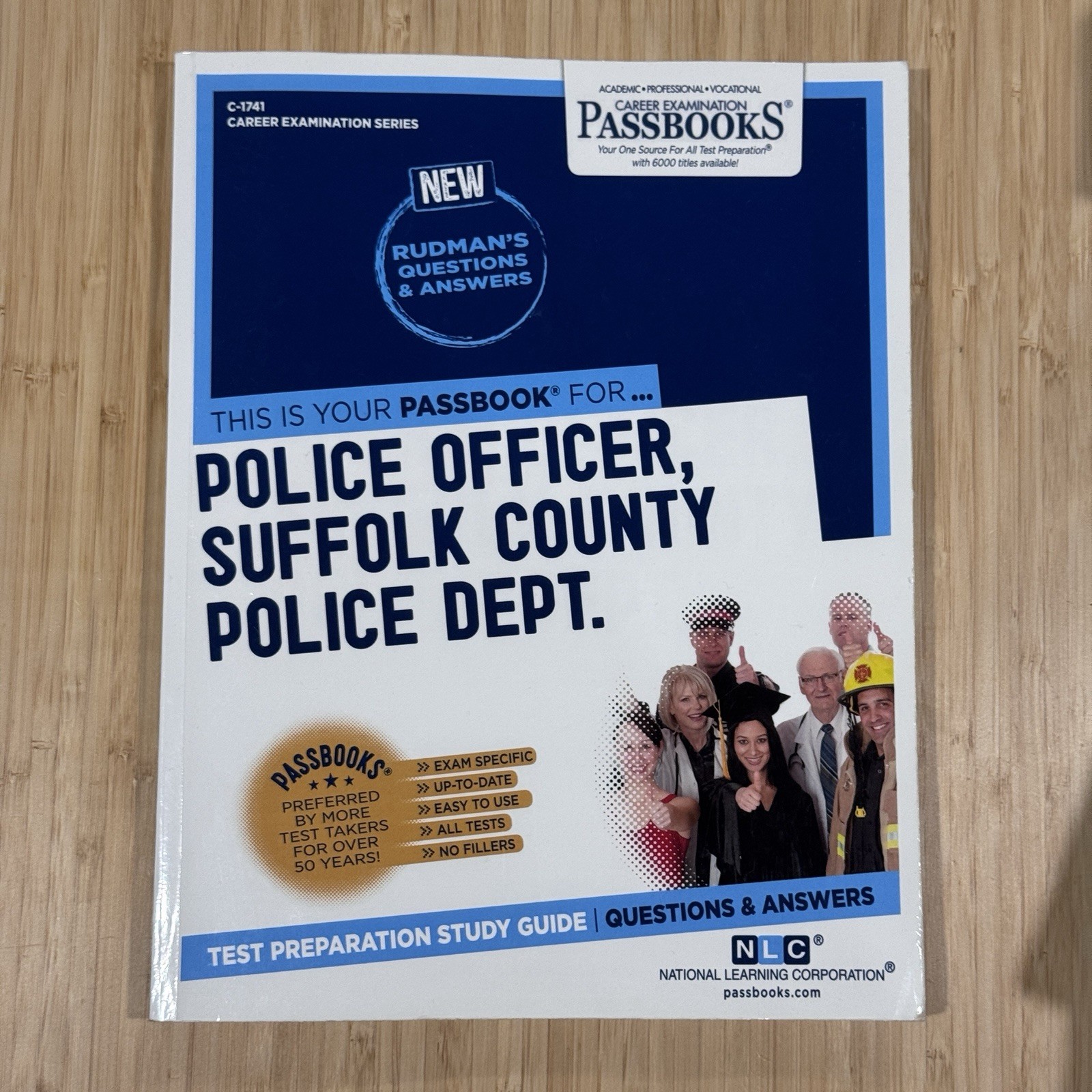 Police Officer, Suffolk County Police Dept. Scpd C-1741 : Passbooks Study Guide