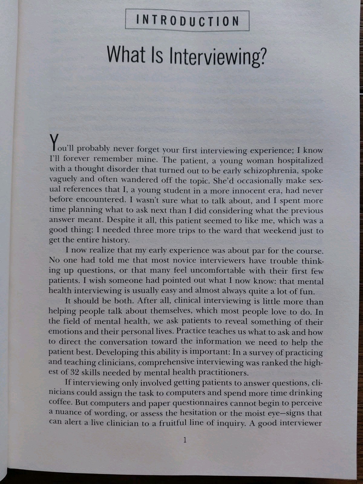 THE FIRST INTERVIEW, FOURTH EDITION By James Morrison Hardcover *Excellent* ED11