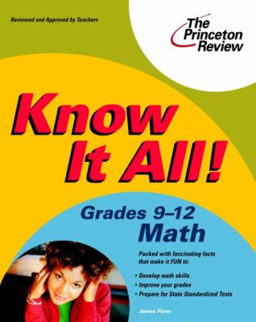 Know It All! Grades 9-12 Math Paperback Princeton Review Staff