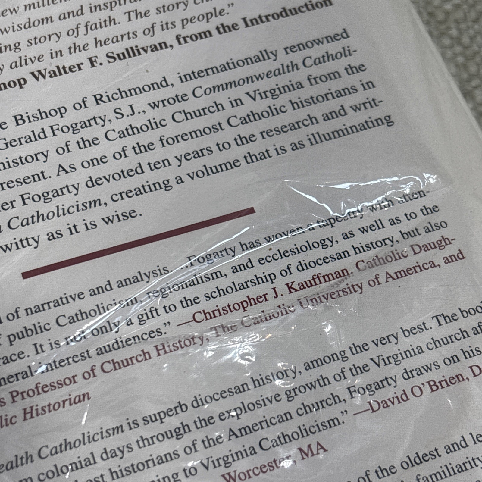 Commonwealth Catholicism : A History of the Catholic Church in Virginia by…