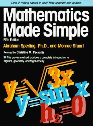 Mathematics Made Simple – paperback, 9780385265843, Abraham Sperling
