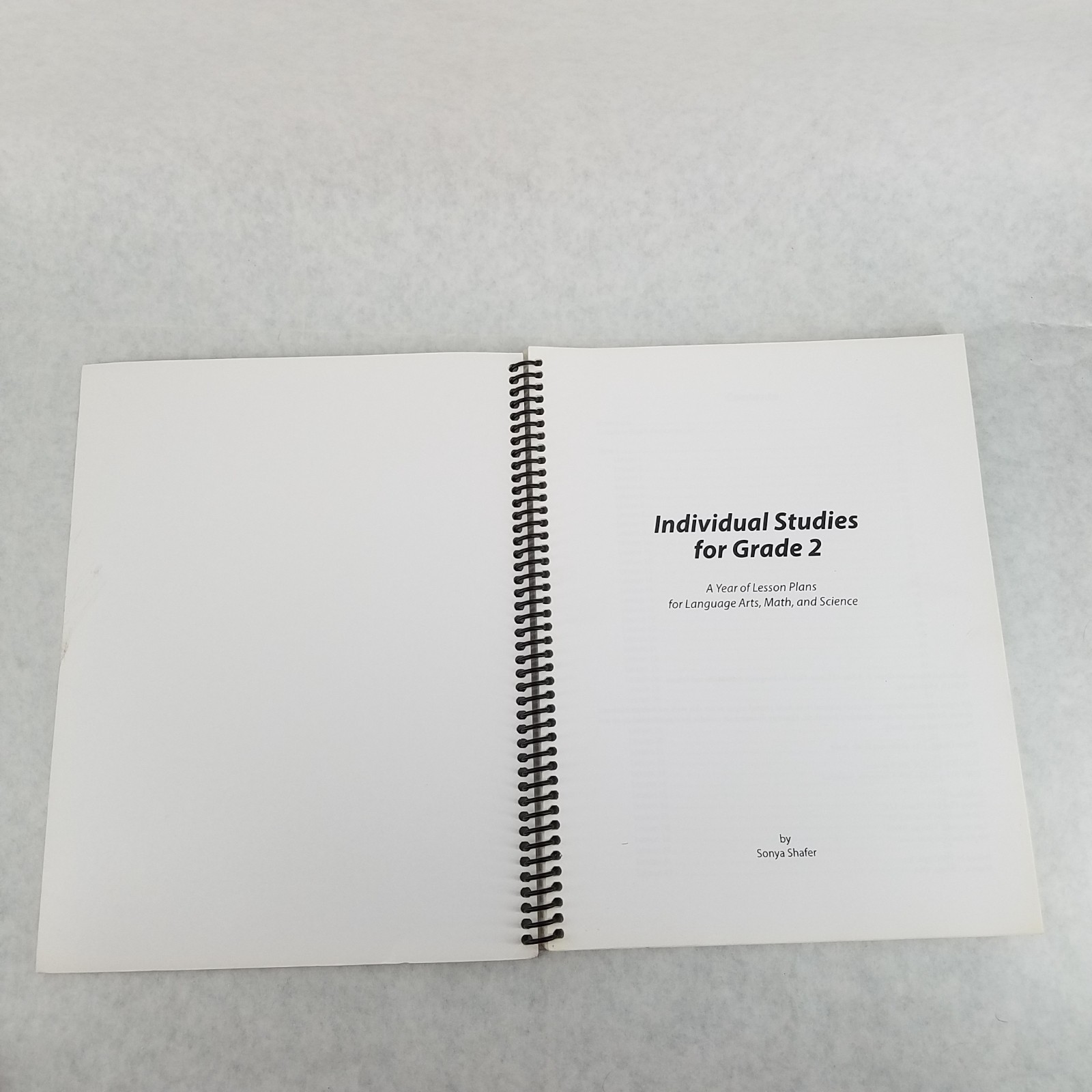 Individual Studies for Grade 2 – Simply Charlotte Mason by Sonya Shafer NO MARKS