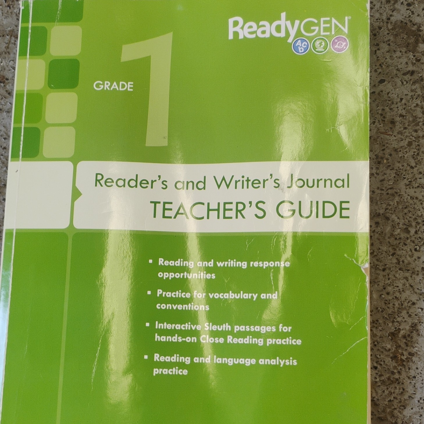 Pearson ReadyGEN Grade 1 Reader’s & Writer’s Journal Teacher’s Guide