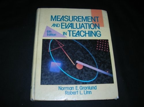 Measurement and Evaluation in Teaching, Linn, Robert L.