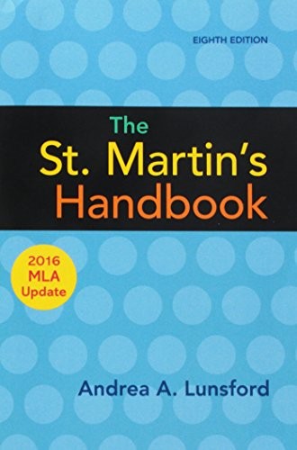 The St. Martin’s Handbook by Lunsford, Andrea A. Paperback / softback Book The