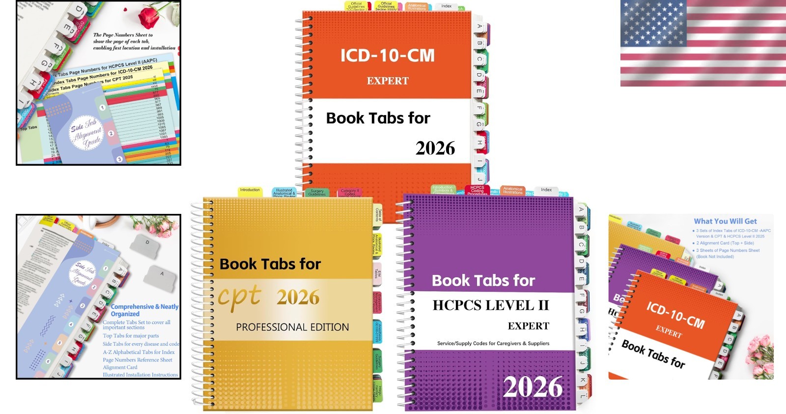 Quality Index Tabs for Medical Coding Books