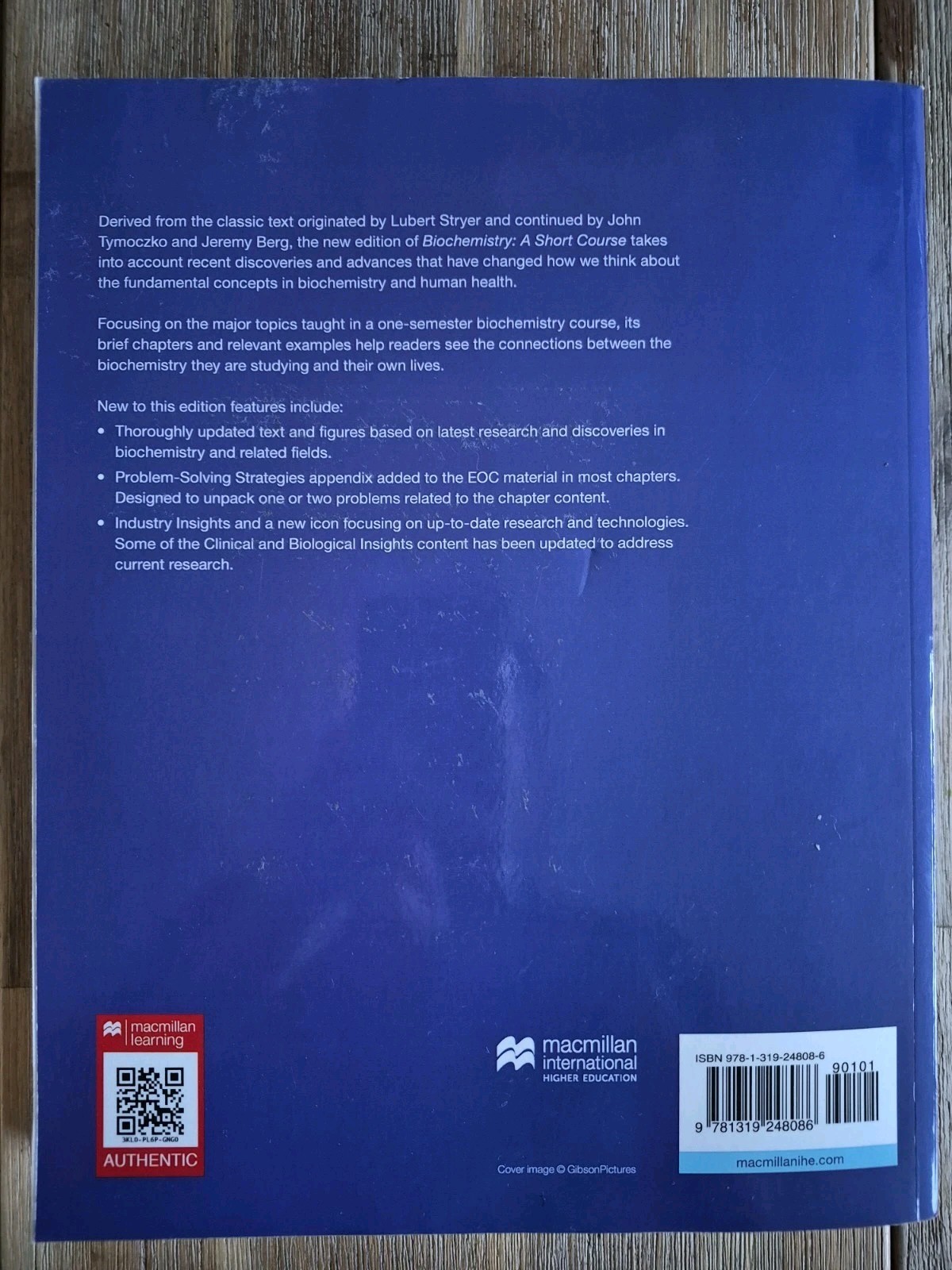 Biochemistry: A Short Course 4th Edition – John L. Tymoczko & Jeremy Berg