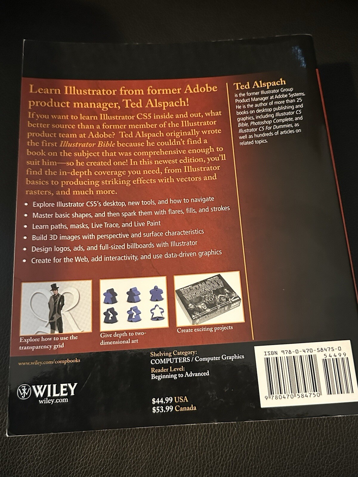 Adobe Illustrator CS5 Bible – Paperback Alspach, Ted – Good