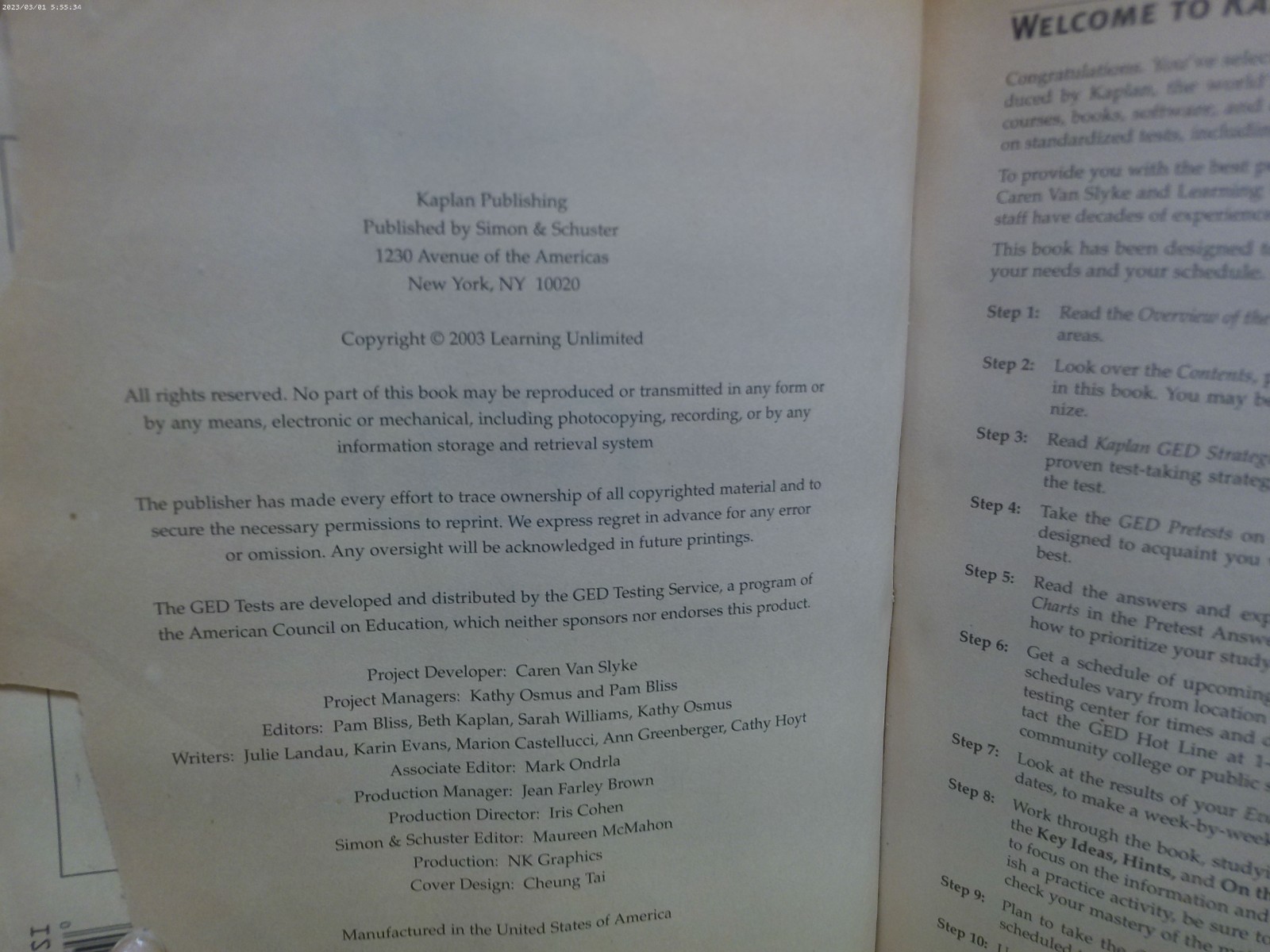 Kaplan GED 2005-2006