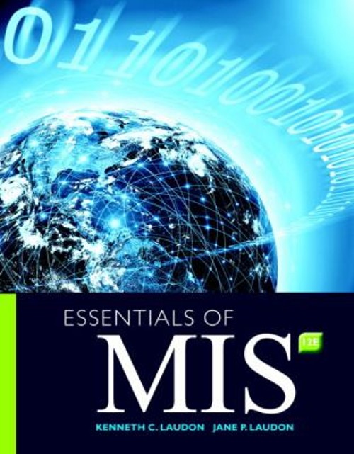 Essentials of MIS Paperback Kenneth, Laudon, Jane Laudon