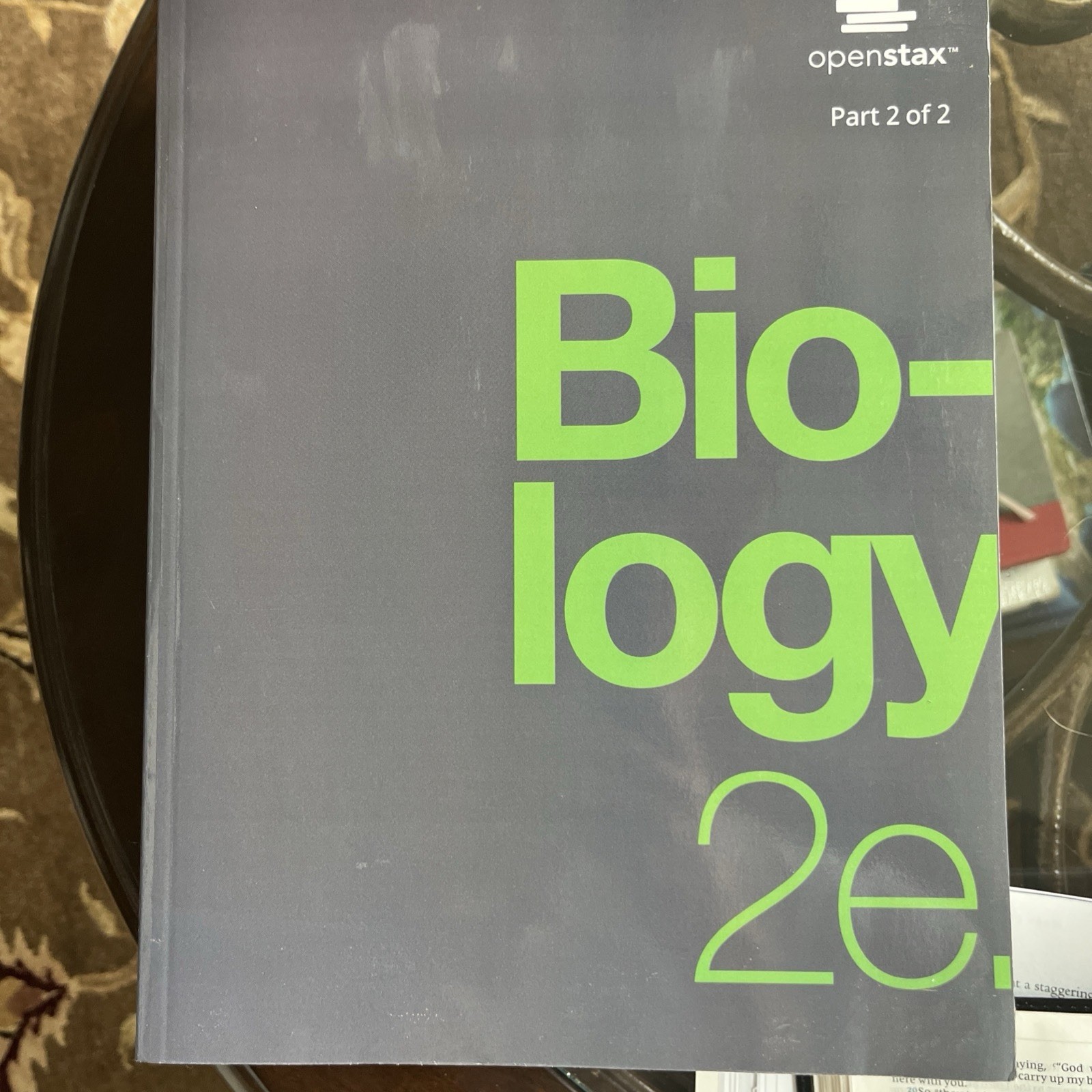 Biology 2E openstax Part Two Of Two Paperback