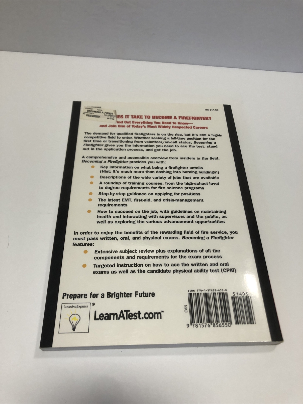 Becoming a Firefighter Book by LearningExpress Staff (Trade Paper)