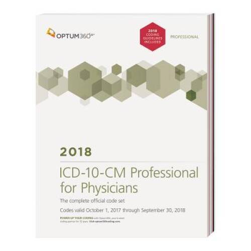 ICD-10-CM Professional for Physicians 2018 (Softbound) Wit – VERY GOOD