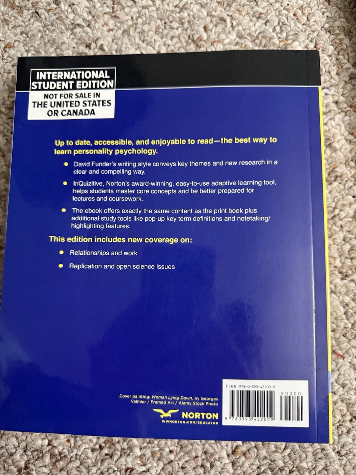 David C. Funder The Personality Puzzle 8th Int’l Student Ed PB 2019
