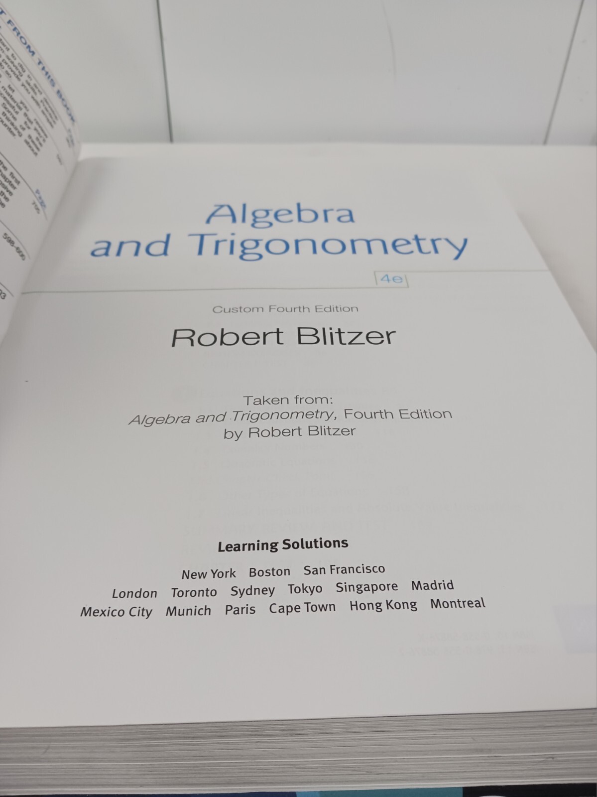 Algebra and Trigonometry by Pearson Education Staff (2015, Hardcover)