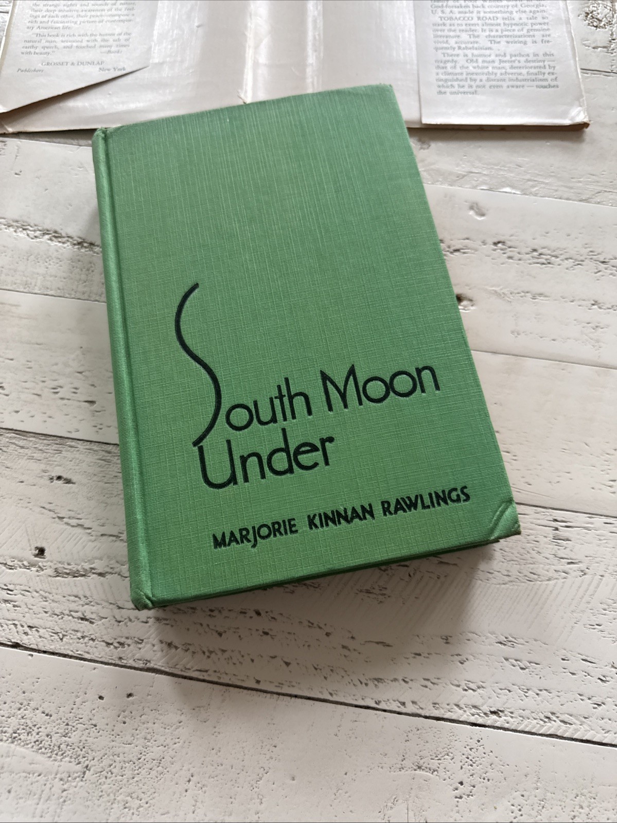 South Moon Under Marjorie Rawlings Grosset & Dunlap HC w/ Dust Jacket Vintage
