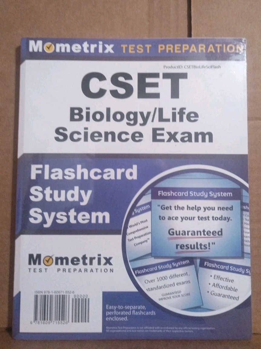 Mometrix -CSET -Biology / Life Science- Flashcards Study System – New