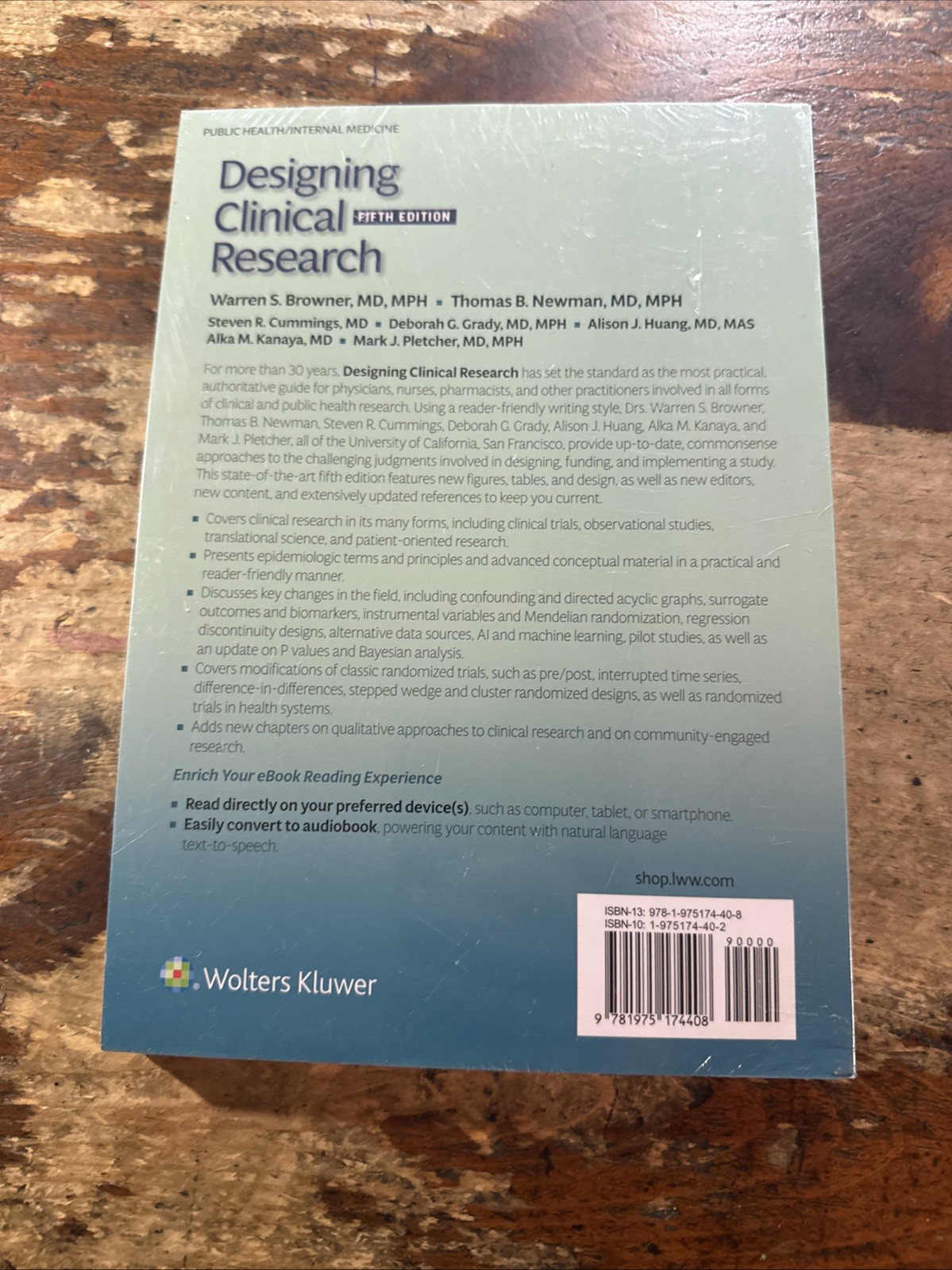 Designing Clinical Research – Fifth Edition – 5th – PB – New – Warren S. Browner
