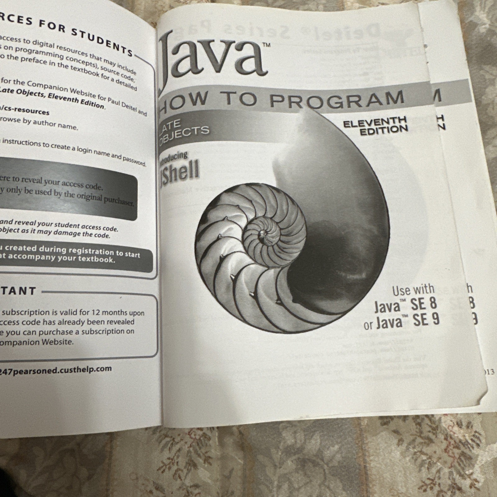 Paul & Harvey Deitel JAVA HOW TO PROGRAM: LATE OBJECTS 11th Ed Paperback 2017