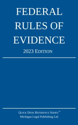 Federal Rules of Evidence 202 – Paperback – ACCEPTABLE