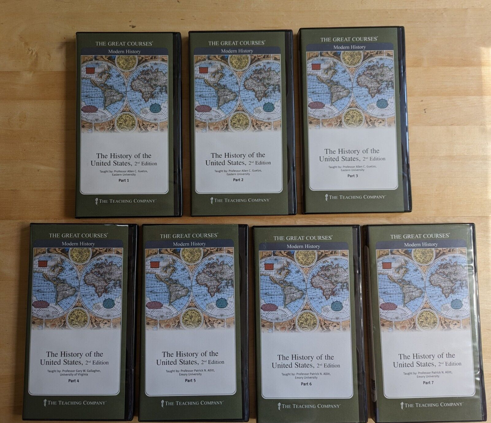 Great Courses The History of the United States, 2nd Edition, All 7 Parts, Lk New