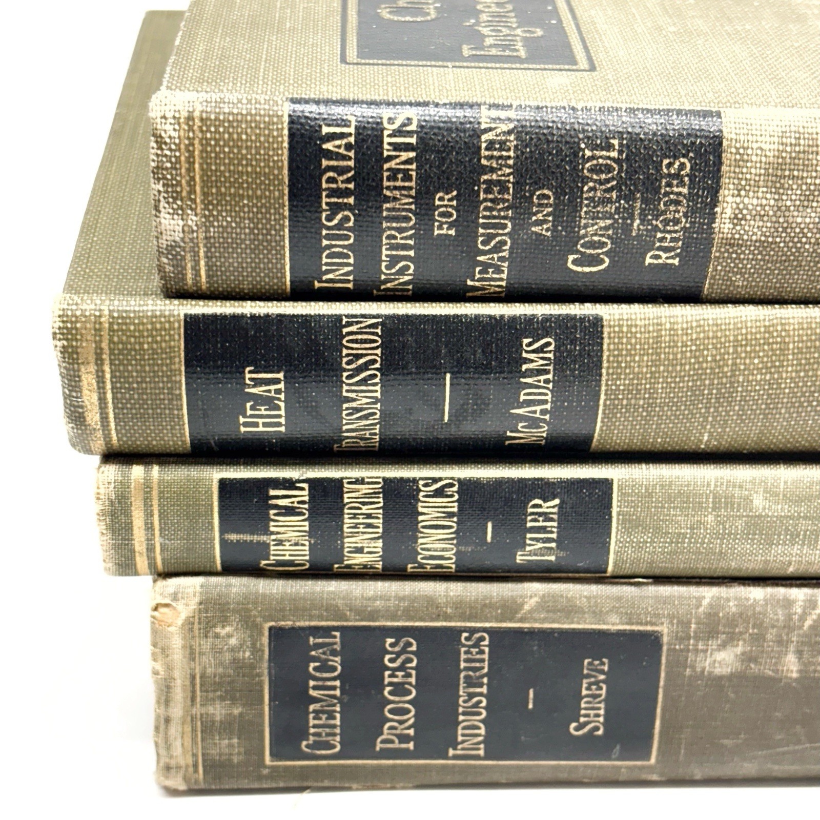 McGraw Hill Chemical Engineering Series Lot Of 4 Hardcover Various Titles Vtg