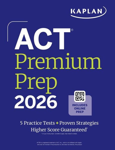 Act Premium Prep 2026, Paperback by Kaplan Test Prep (COR), Like New Used, Fr…
